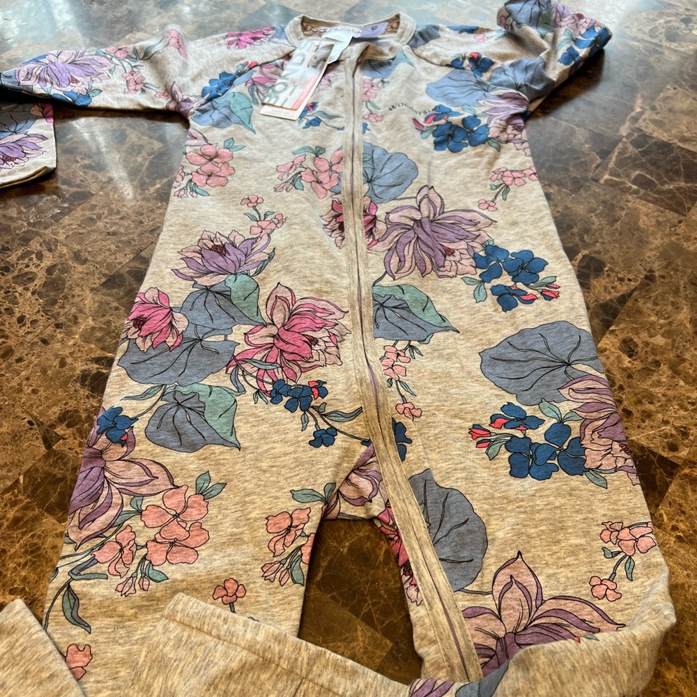 Bonds Floral Kids One Piece in Pink, Purple, and Blue